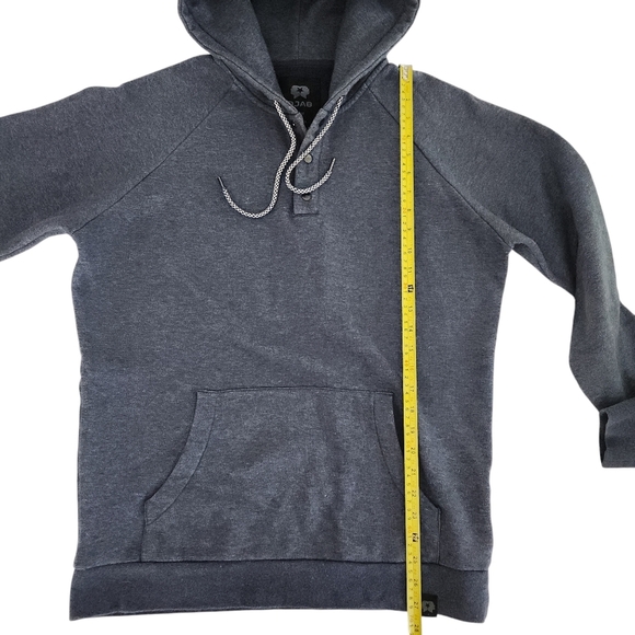 DJAB Heathered Blue Pullover Hoodie – Size M - Picture 12 of 13